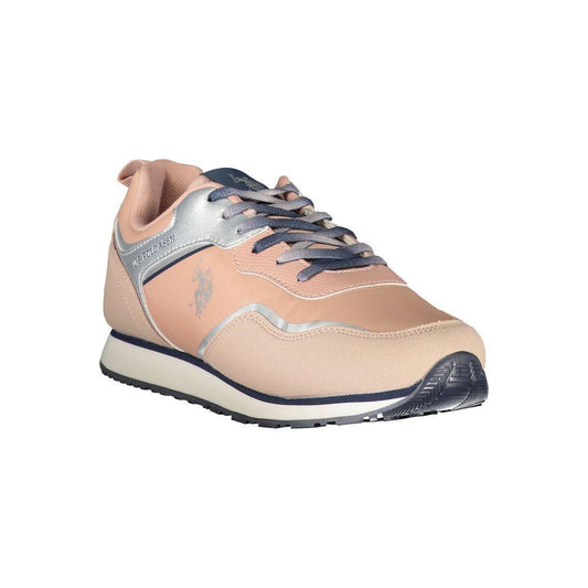 U.S. POLO ASSN. Pink Polyester Sneaker US-23547-EU36/US6