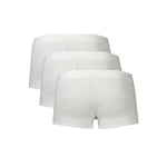 Bikkembergs White Polyester Men Boxer BI-34462-S