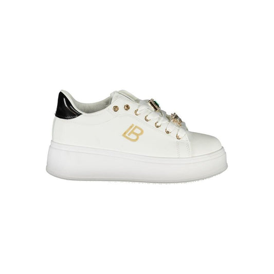 Laura Biagiotti White Synthetic Women Sneaker LA-36475-EU41/US11