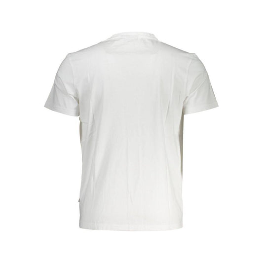 Napapijri White Cotton Men T-Shirt NA-37114-S