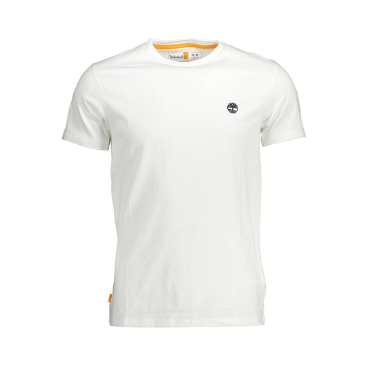 Timberland White Organic Cotton Men T-Shirt