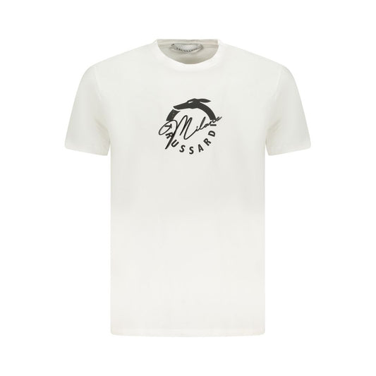 Trussardi White Cotton Men T-Shirt