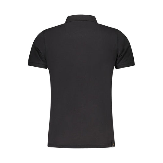 Accademia Militare Black Cotton Polo Shirt AC-36531-M