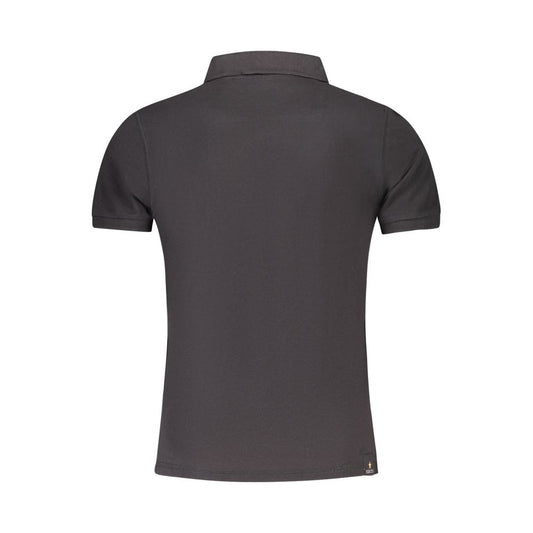Accademia Militare Black Cotton Polo Shirt AC-36561-S