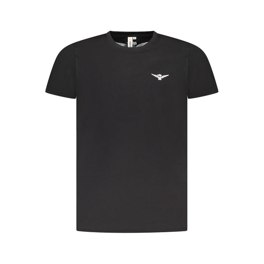 Accademia Militare Black Cotton T-Shirt AC-36571-S