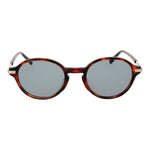 Gant Brown Men Sunglass with brown acetate full-rim frame, green lenses, and no extra effects. Includes branded case, 100% UVA & UVB protection.