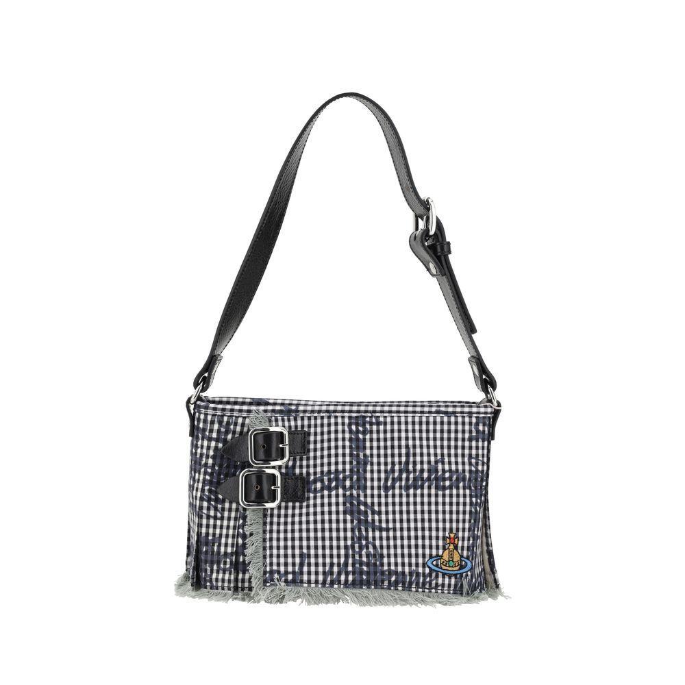 Front view with bag zipped and handles upright.