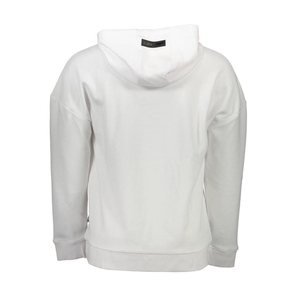 Plein Sport White Cotton Sweatshirt