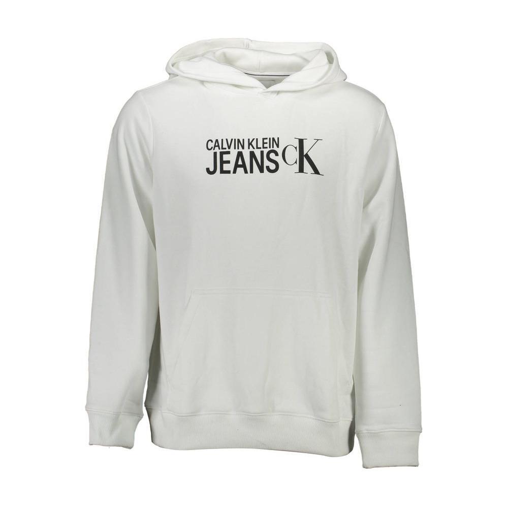 Calvin Klein White Cotton Sweatshirt