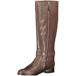 Ralph Lauren Brown Leather Women Boot RA-16099-EU37/US7