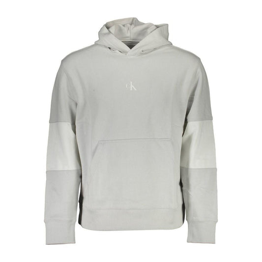 Calvin Klein Gray Cotton Men Sweater CA-16728-XL