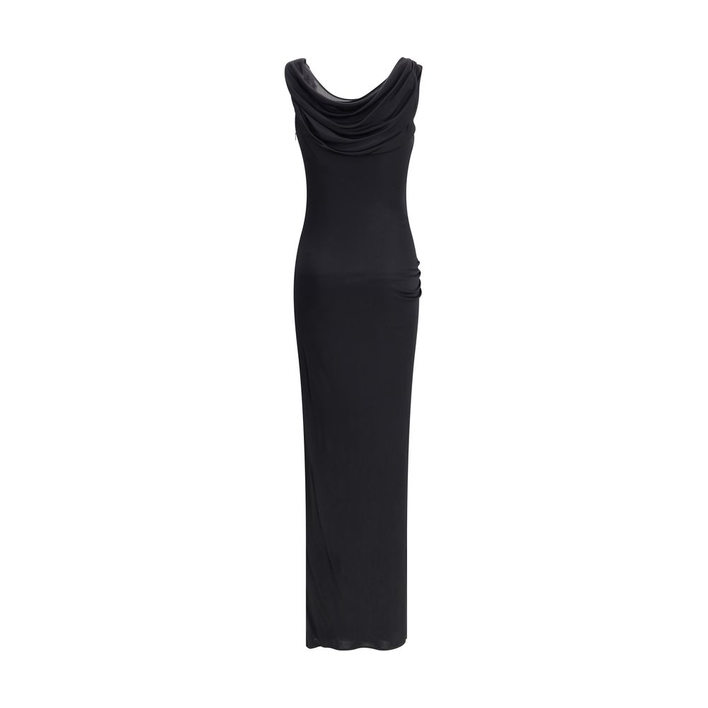 Versace Black Viscose Casual Dress