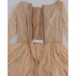 Dolce & Gabbana Beige Silk Ball Gown Full Length Dress NOC10161-1