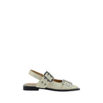 Ganni Feminine Buckle slingback Ballerinas GA-S2842135-EU36/US6