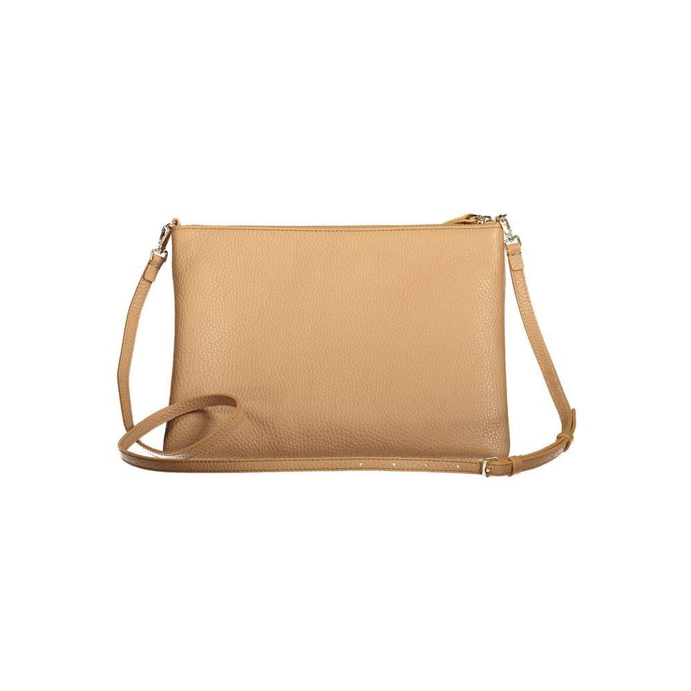 Front view with bag zipped and handles upright.