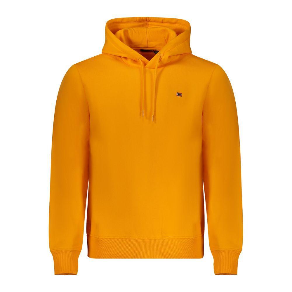Napapijri Orange Cotton Sweater NA-32123-XXL