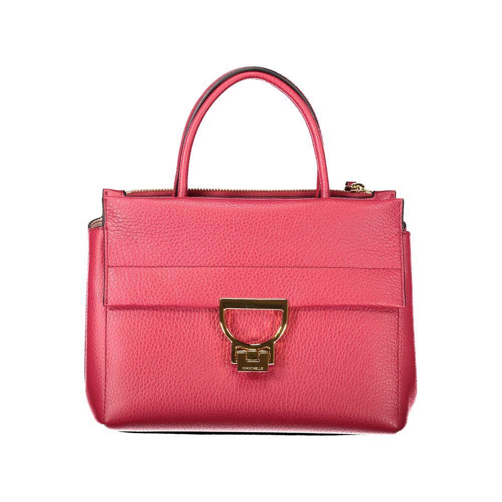 Front view with bag zipped and handles upright.