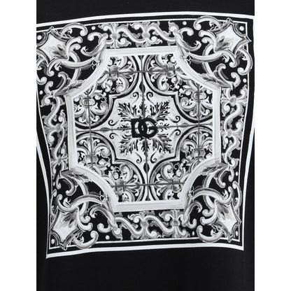 Dolce & Gabbana Black Cotton T-Shirt