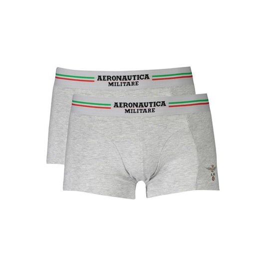 Aeronautica Militare Gray Cotton Underwear AE-3324-XXL