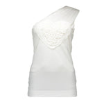 Love Moschino White Elastane Tops & T-Shirt LO-7417-46