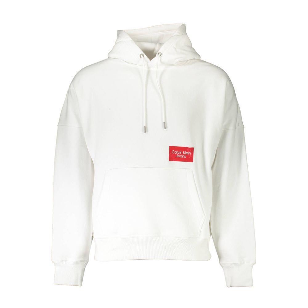 Calvin Klein White Cotton Sweater CA-18012-L
