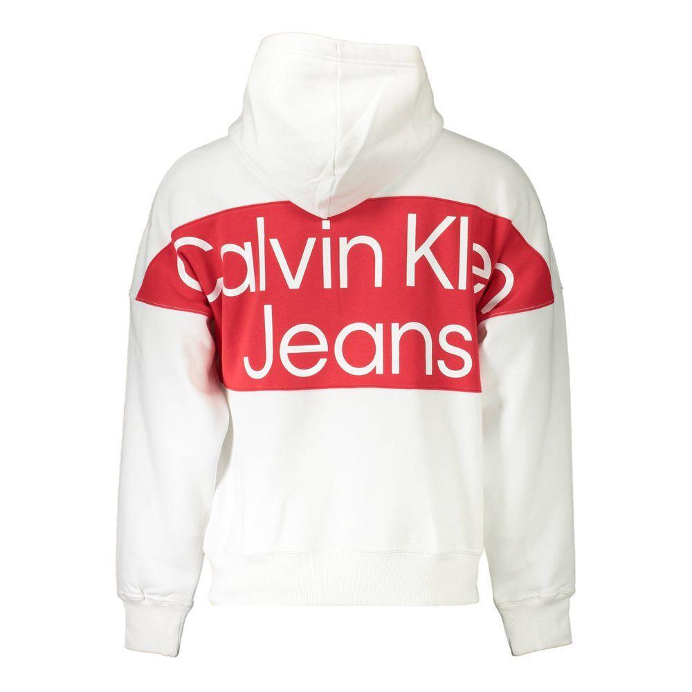 Calvin Klein White Cotton Sweater CA-18012-L