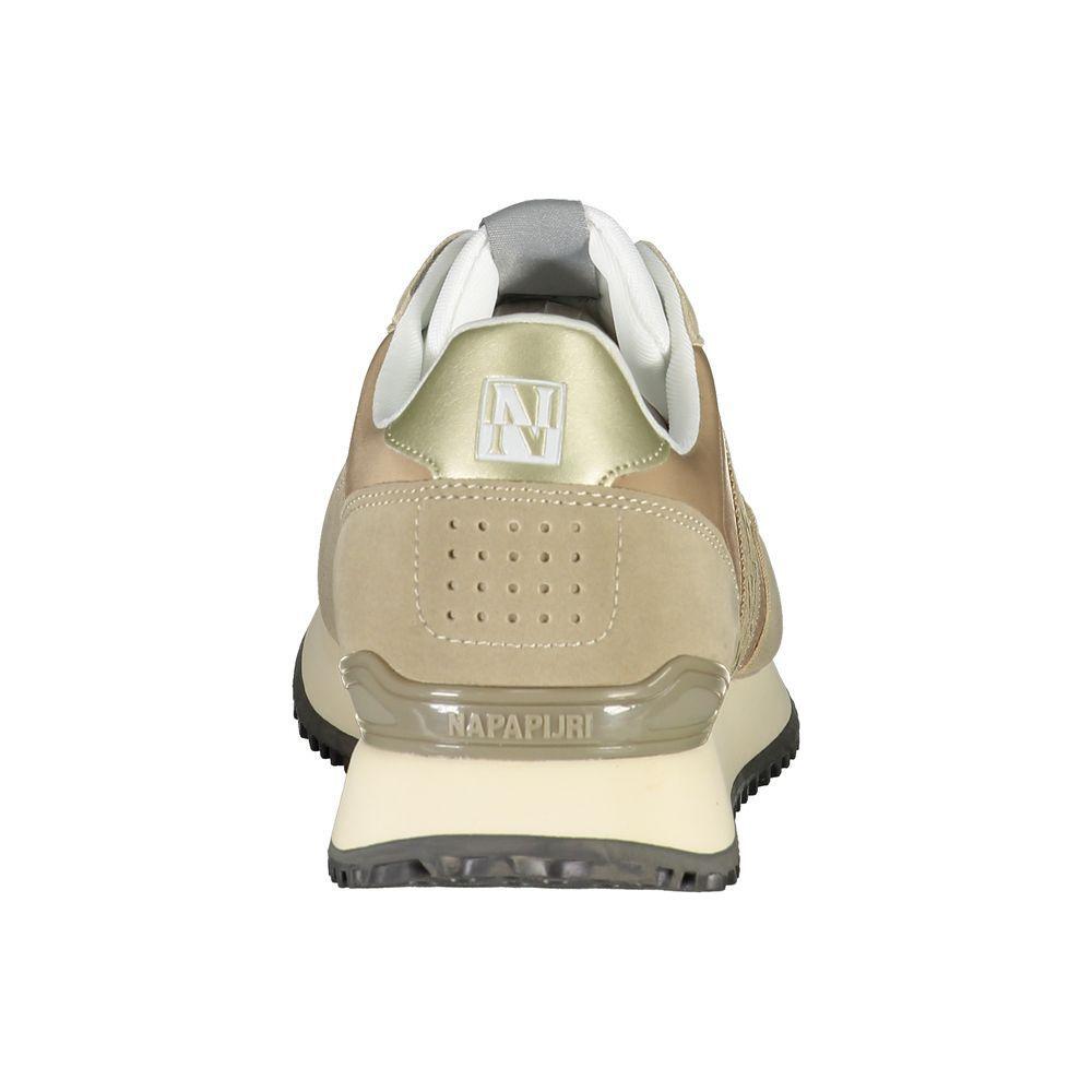 Napapijri Beige Polyester Sneaker NA-23091-EU36/US6