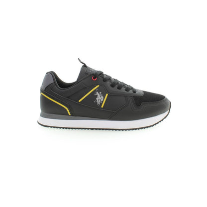 U.S. POLO ASSN. Black Polyester Sneaker