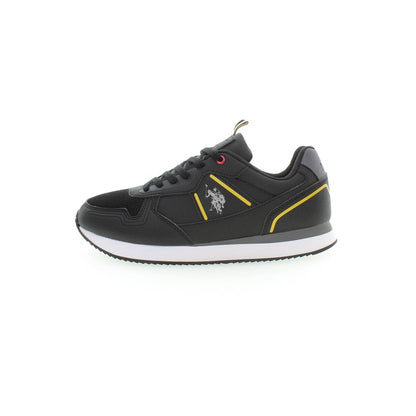 U.S. POLO ASSN. Black Polyester Sneaker