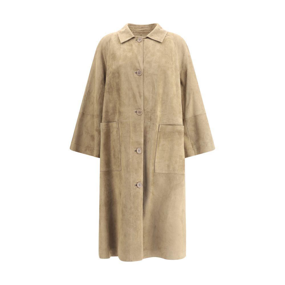 Salvatore Santoro Suede Coat SA-48082DTERRA-IT42 | L