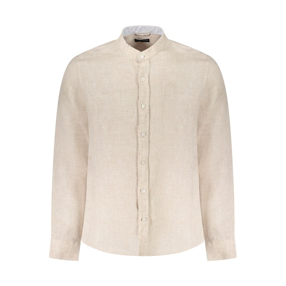 North Sails Beige Linen Shirt NO-38897-M