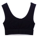 Comme Des Fuckdown Black Cotton Tops & T-Shirt CO-15678-IT36|XXS