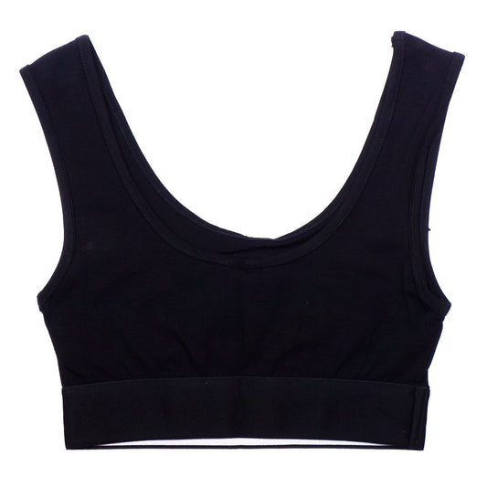 Comme Des Fuckdown Black Cotton Tops & T-Shirt