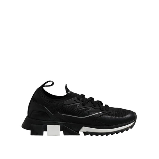 Dolce & Gabbana Black SORRENTO Sport Stretch Sneakers Shoes
