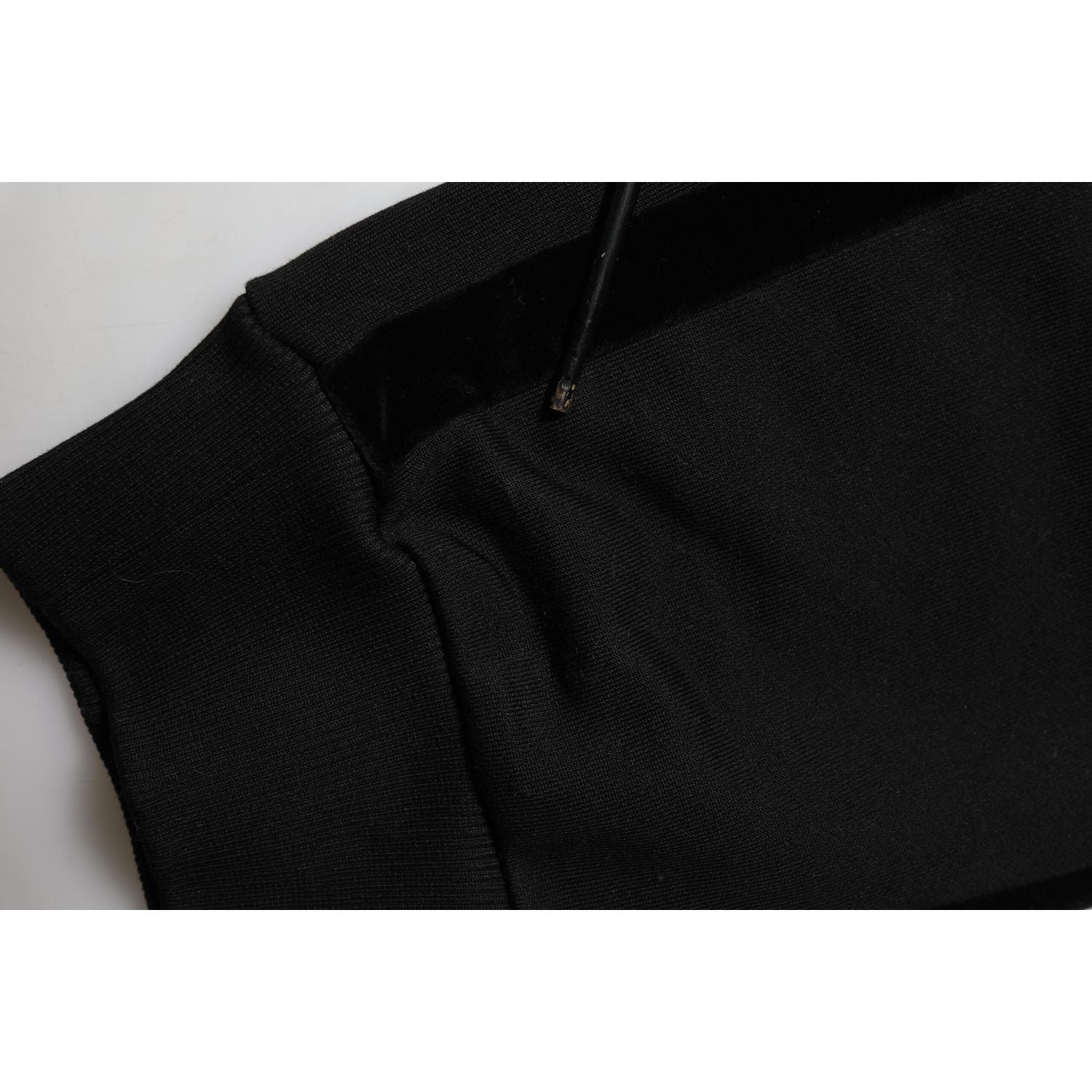 Dolce & Gabbana Black Cotton Men Jogger Sweatpants Pants