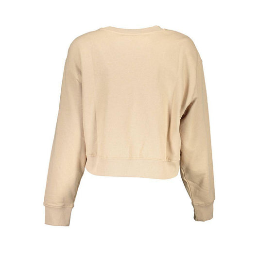 Guess Jeans Beige Cotton Sweater GU-10207-XXL