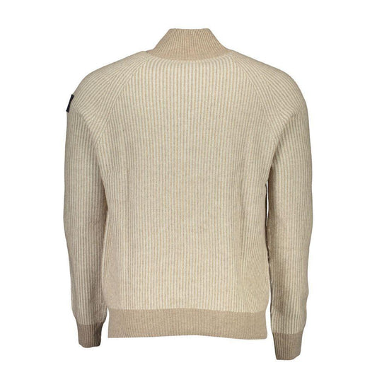 North Sails Beige Wool Sweater NO-16271-XXL