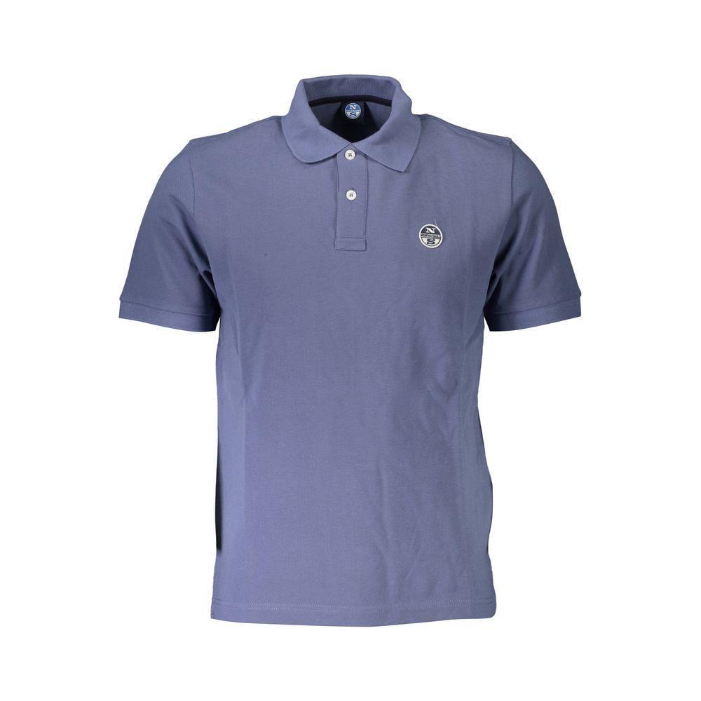 North Sails Blue Cotton Polo Shirt