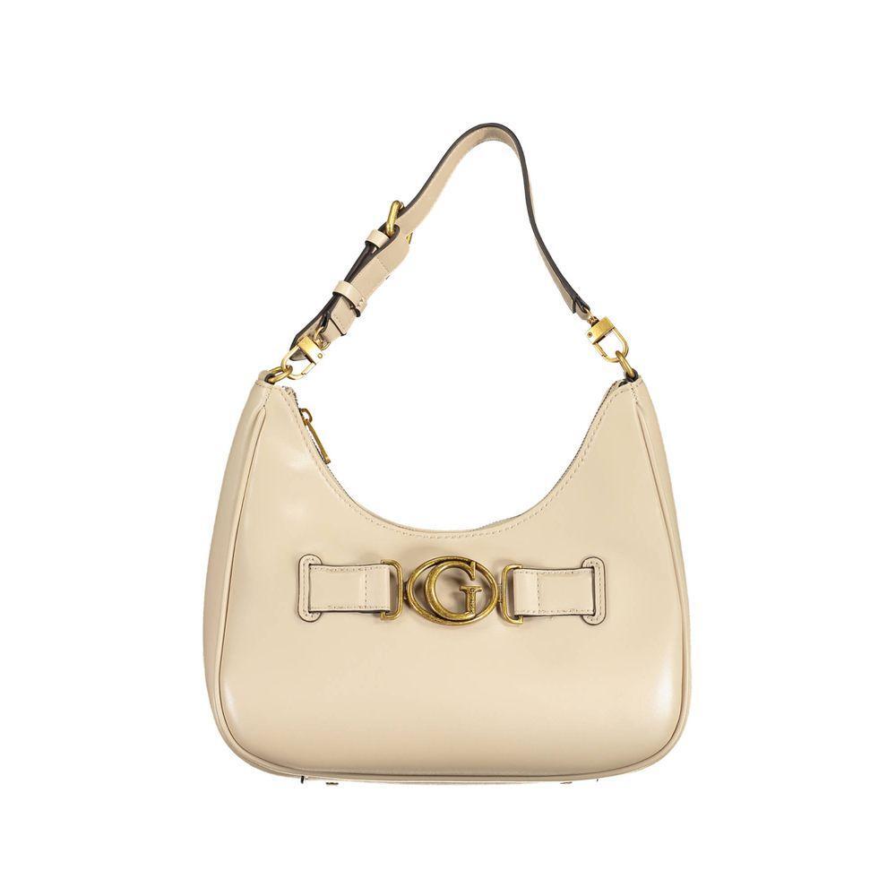 Guess Jeans Beige Polyethylene Handbag