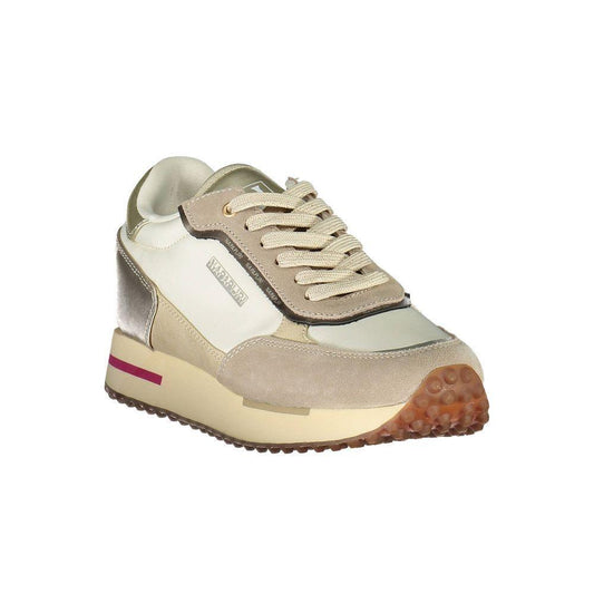 Napapijri Beige Polyester Sneaker NA-20202-EU38/US8