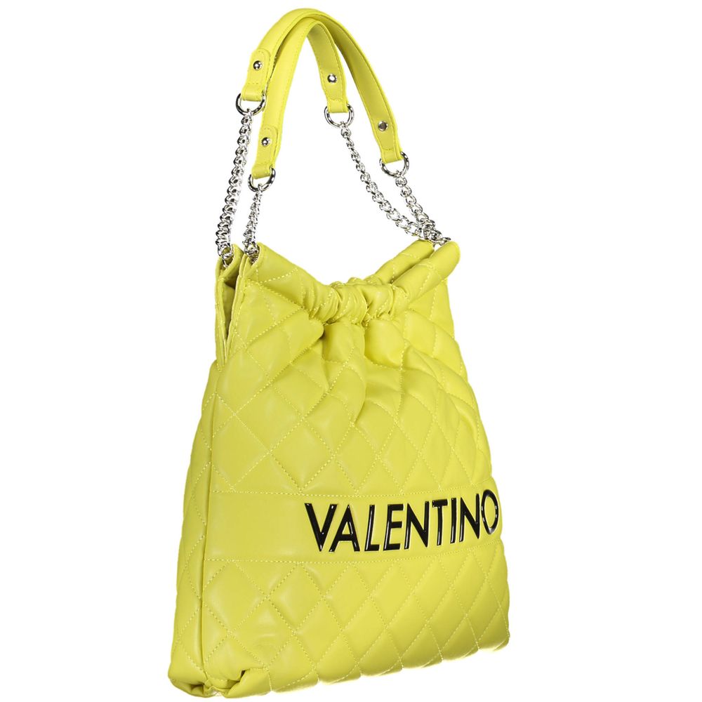 Mario Valentino Yellow Polyethylene Handbag