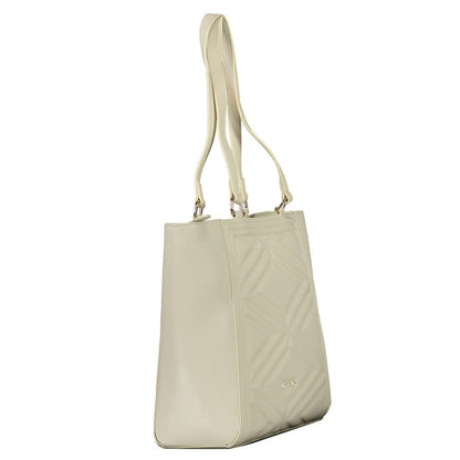 Mario Valentino Beige Polyethylene Handbag