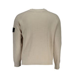 Calvin Klein Beige Cotton Sweater CA-22654-L