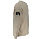 Calvin Klein Beige Cotton Sweater CA-22654-L