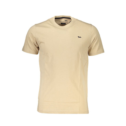 Harmont & Blaine Beige Cotton T-Shirt HA-23562-XXL