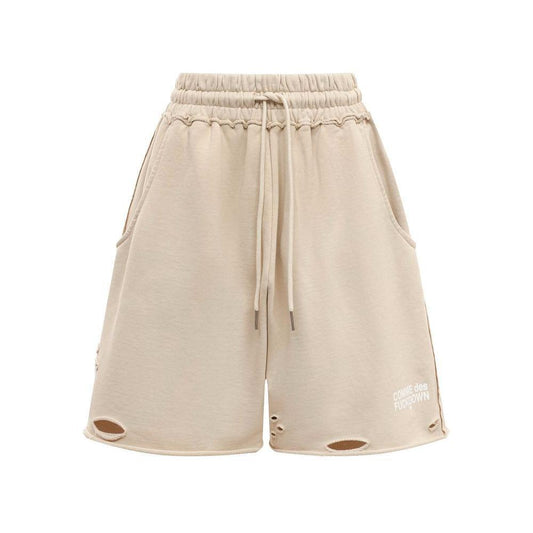 Comme Des Fuckdown Beige Cotton Short CO-15690-XS