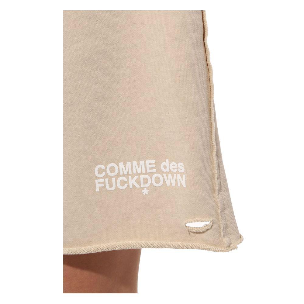 Comme Des Fuckdown Beige Cotton Short CO-15690-XS