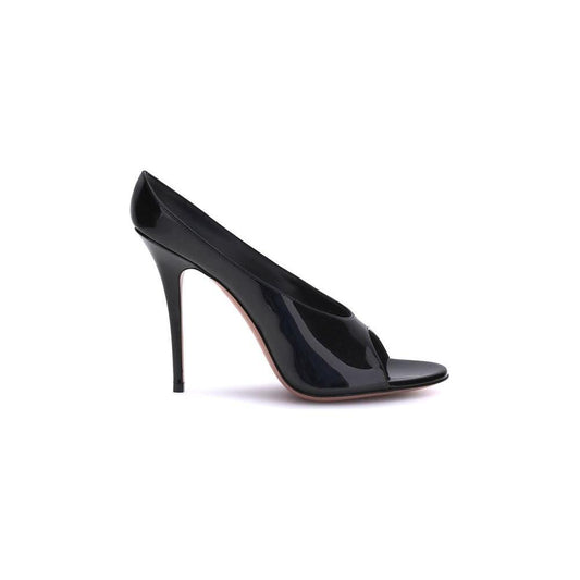 Amina Muaddi Anok leather Sandals AM-14S363458ANOBLACK-EU36/US6