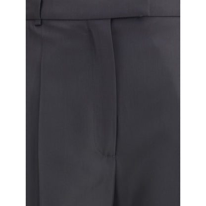 Alexander McQueen Black Wool Dress Pants