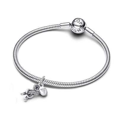 PANDORA Mod. PAVÉ INFINITY KNOT DANGLE CHARM